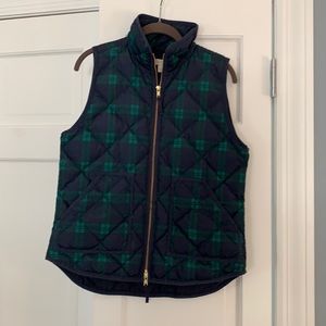 J. Crew plaid vest